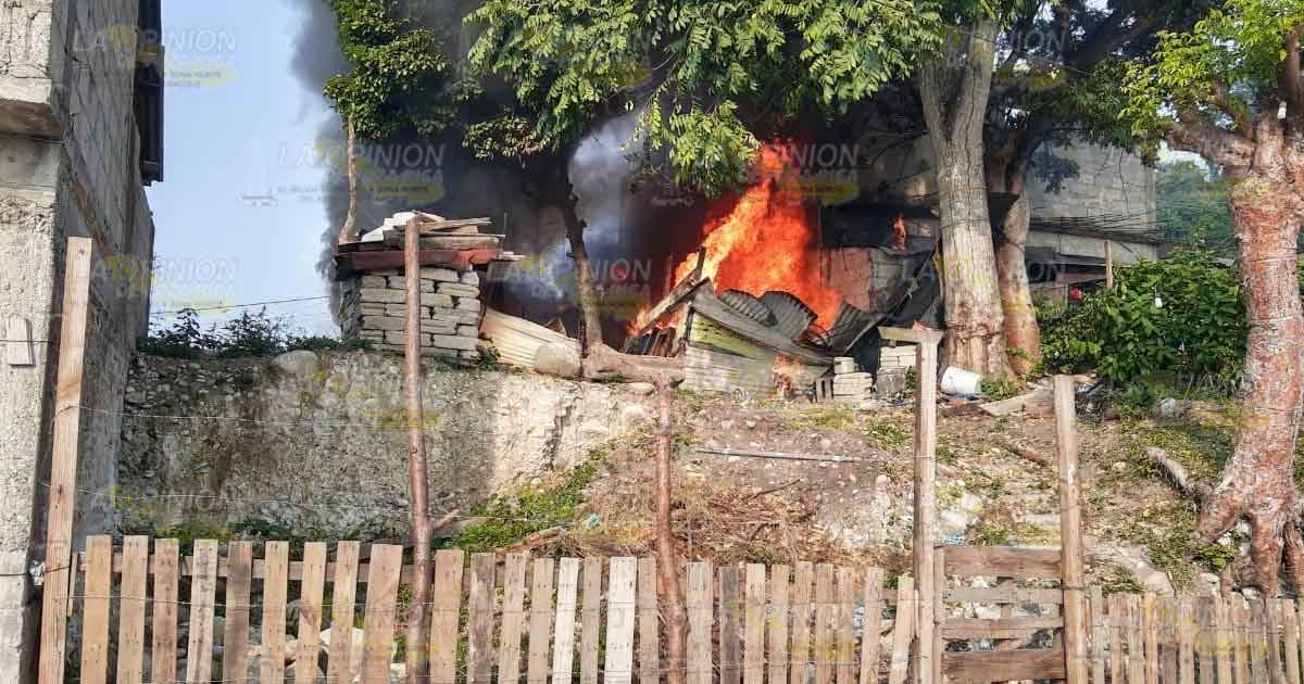Se incendia una vivienda