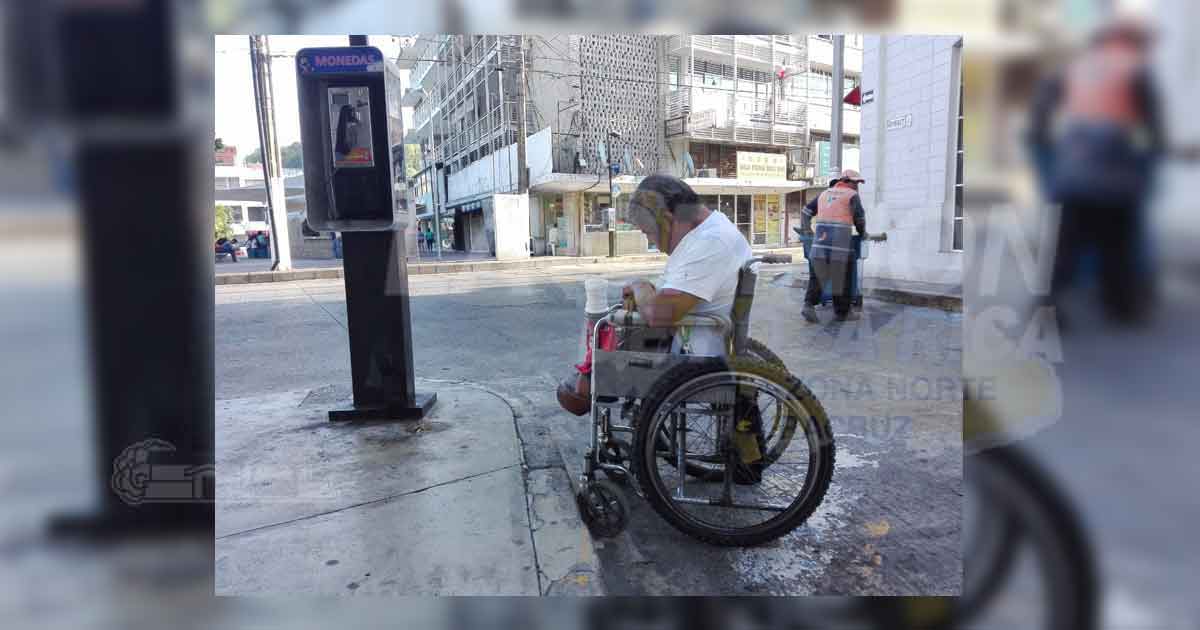 Odisea diaria para personas con discapacidad en Tuxpan