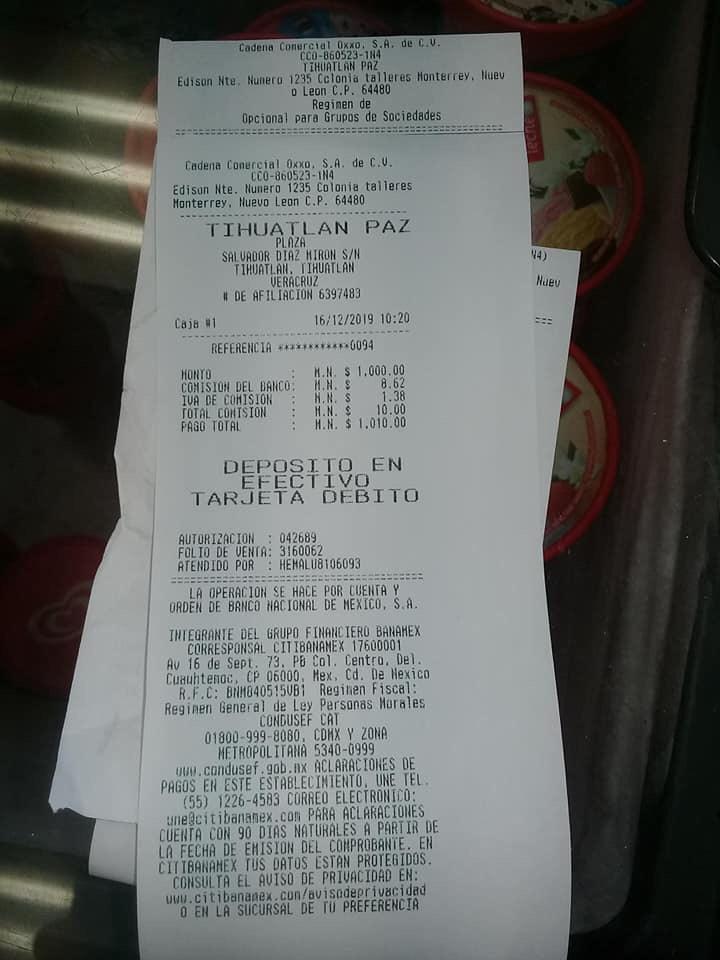 Usuario de Oxxo regresa dinero que depositaron de más a su cuenta
