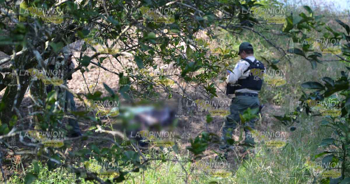 Encuentran a un encobijado en Tlapacoyan