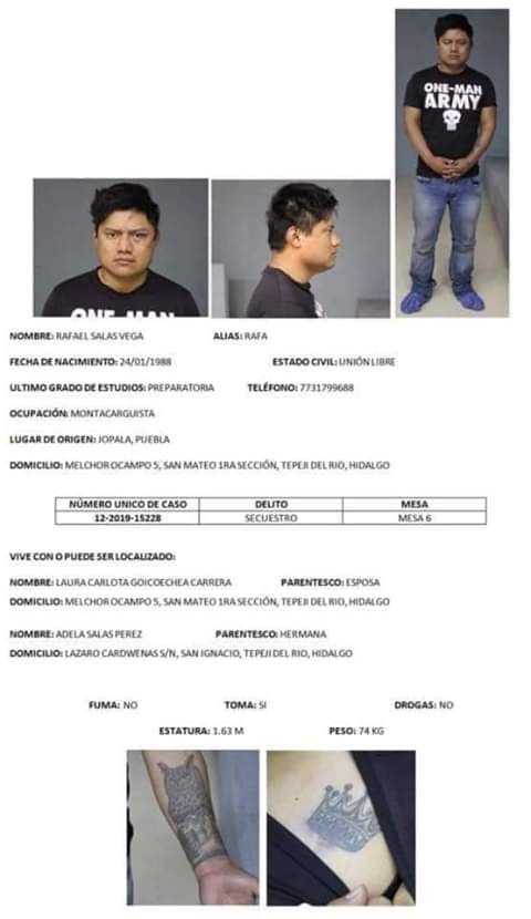 Convicto hidalguense es buscado en la sierra de Puebla