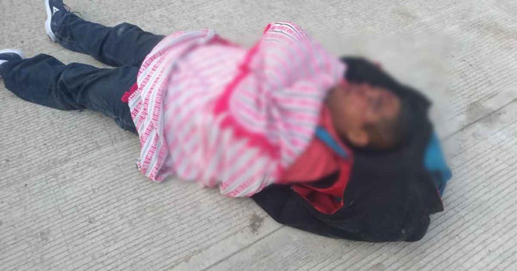 Sangriento accidente navideño de moto