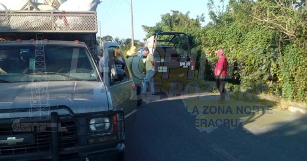 ¡Campesino se abrió la cabeza ! cayó cuando viajaba en la parte trasera de una camioneta