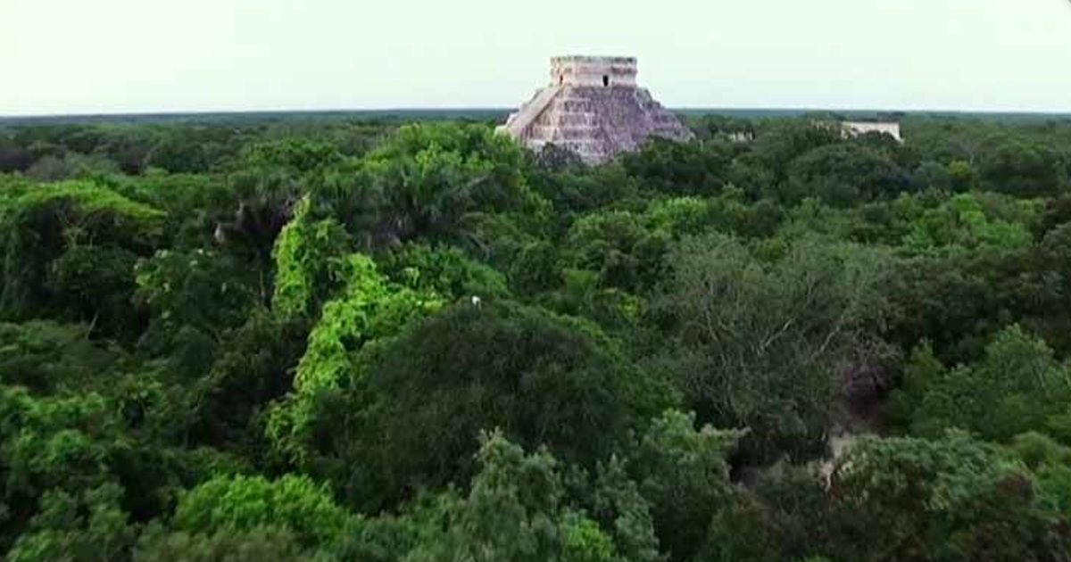 Éstas son las imágenes del sorprendente palacio maya descubierto en Yucatán