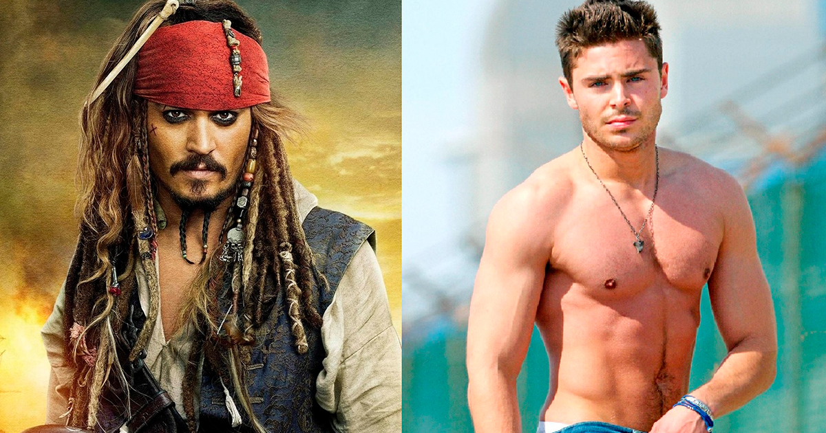 Zac Efron sería el nuevo Jack Sparrow en Piratas del Caribe