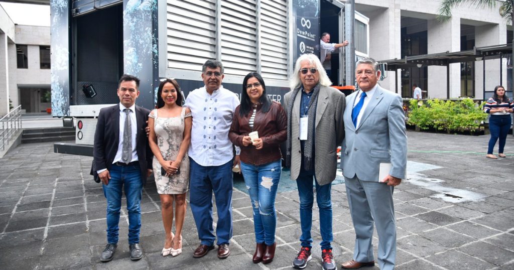 Presentan, en el Congreso del Estado, tecnología para generar agua del aire