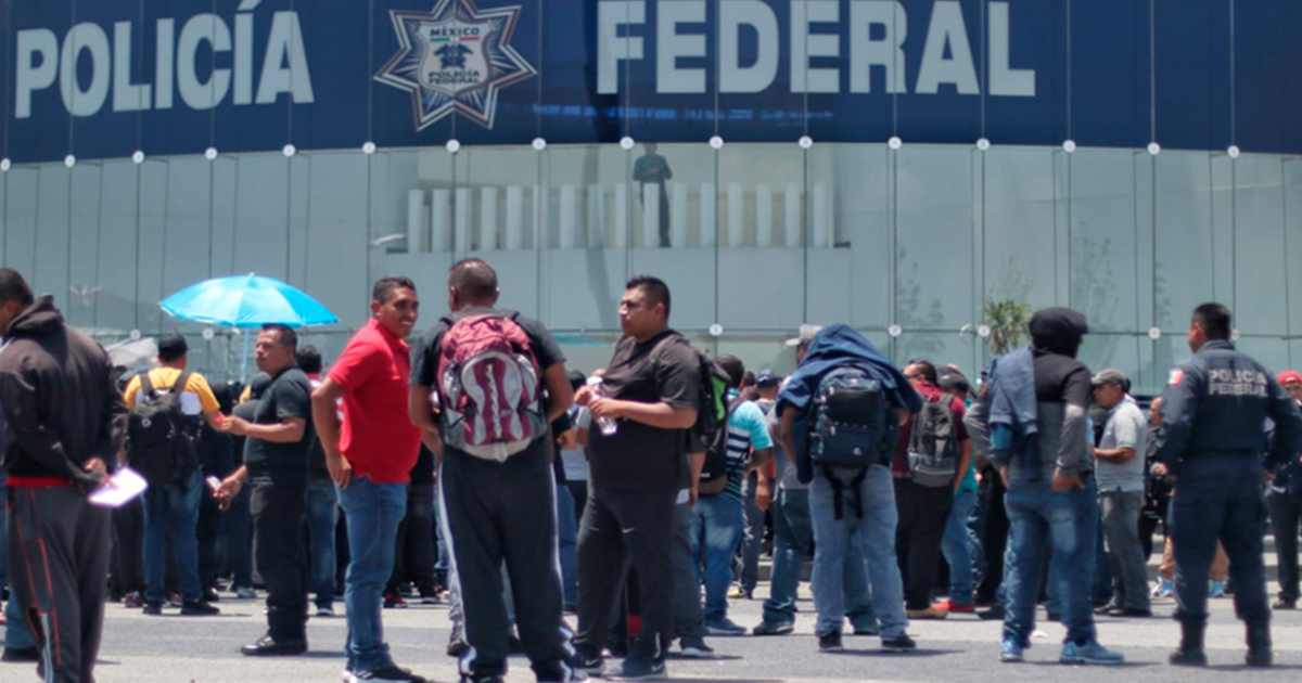 Policías Federales llegan a acuerdo tras primera protesta de 2020