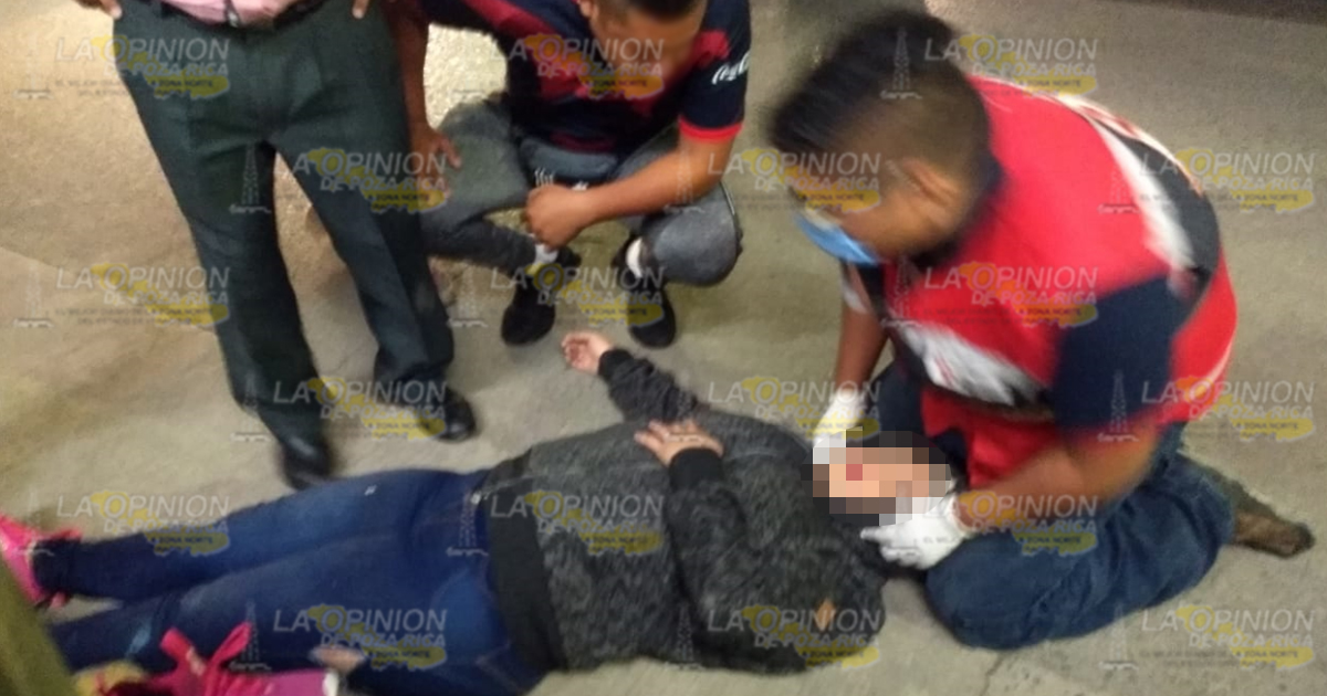 Jovencita fue arrollada en la zona centro de Huejutla