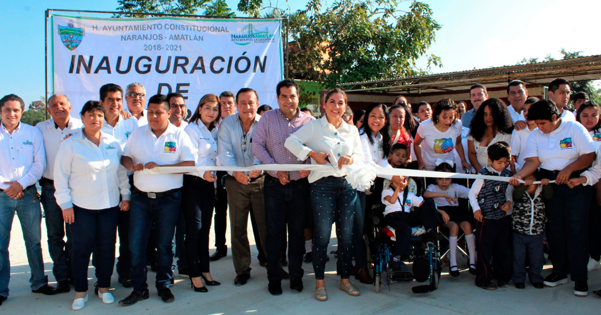 Gobierno municipal inauguro dos Importantes obras de pavimentación