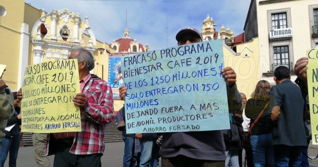 Cafeteros reprochan falta de apoyo del Gobierno