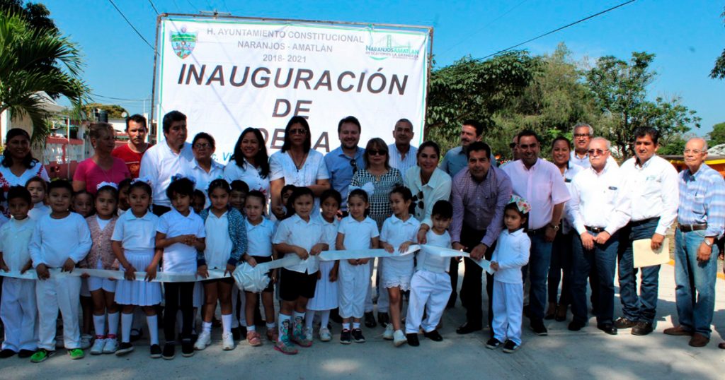 Gobierno municipal inauguro dos Importantes obras de pavimentación