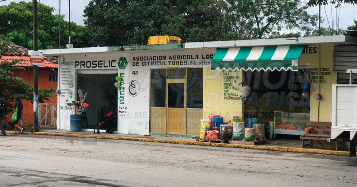 A la deriva la unión de Citricultores en Tihuatlán