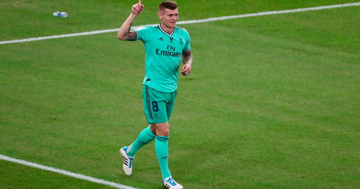 El golazo olímpico de Toni Kroos en la Supercopa de España