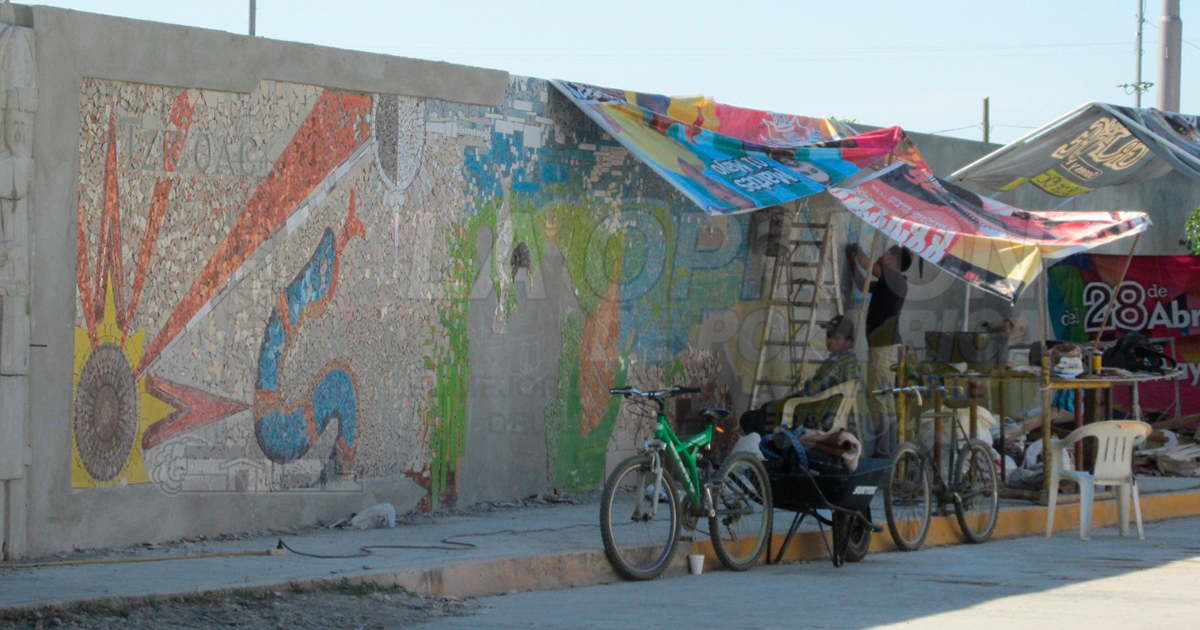 Empieza a cobrar vida el vitro mural