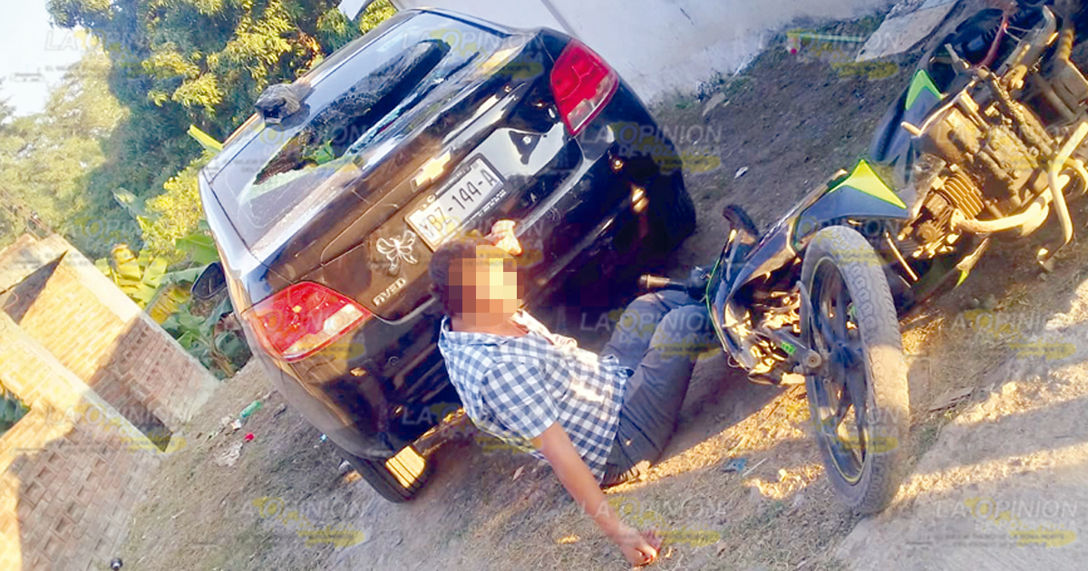 Vaya golpazo, peluquero lesionado en accidente