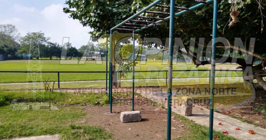 Abandonan espacios para hacer ejercicio en Poza Rica