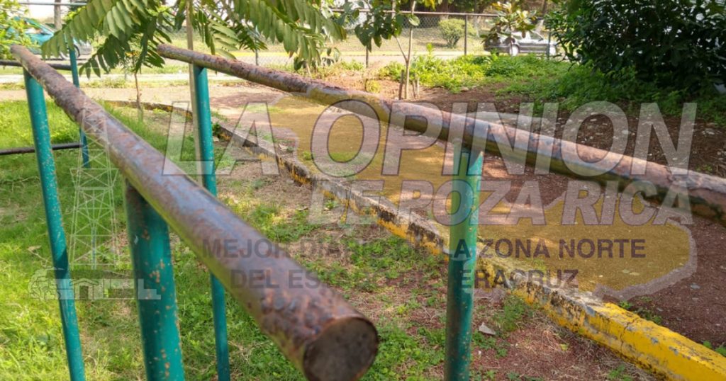 Abandonan espacios para hacer ejercicio en Poza Rica