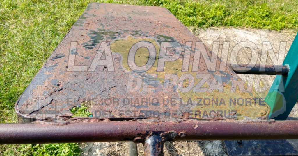 Abandonan espacios para hacer ejercicio en Poza Rica