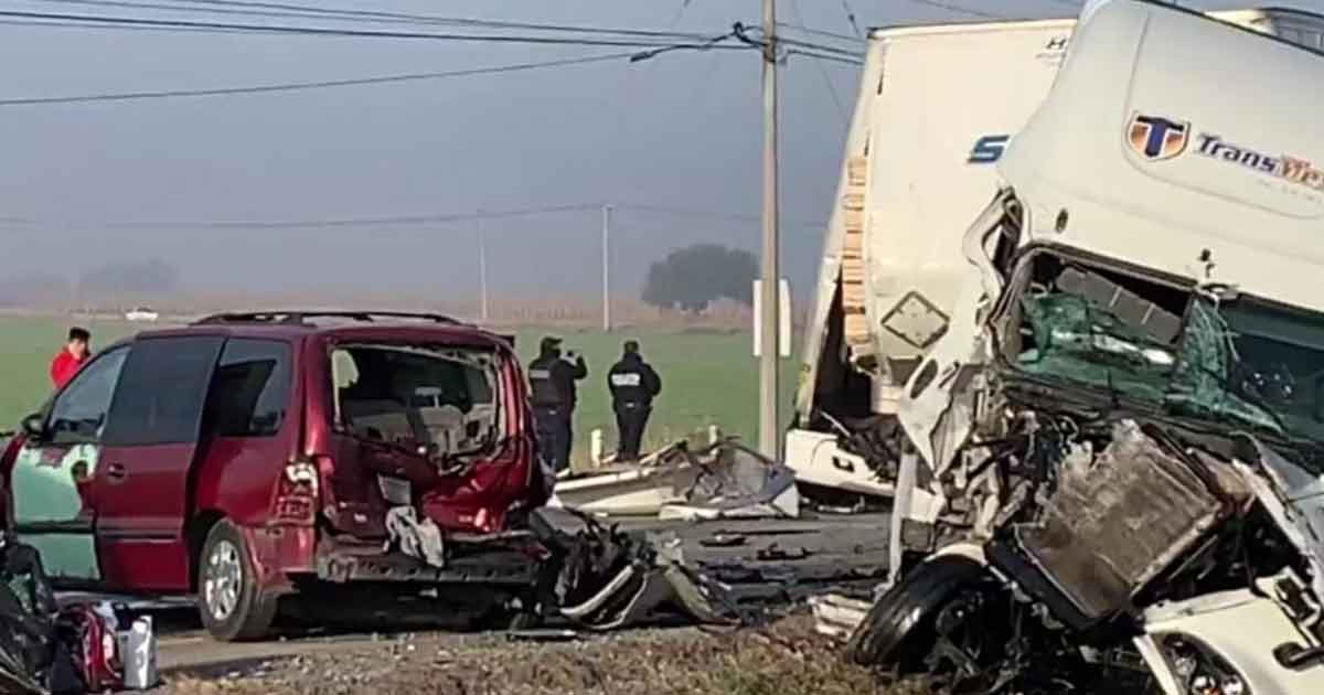 Fatal carambola en la autopista México-Querétaro