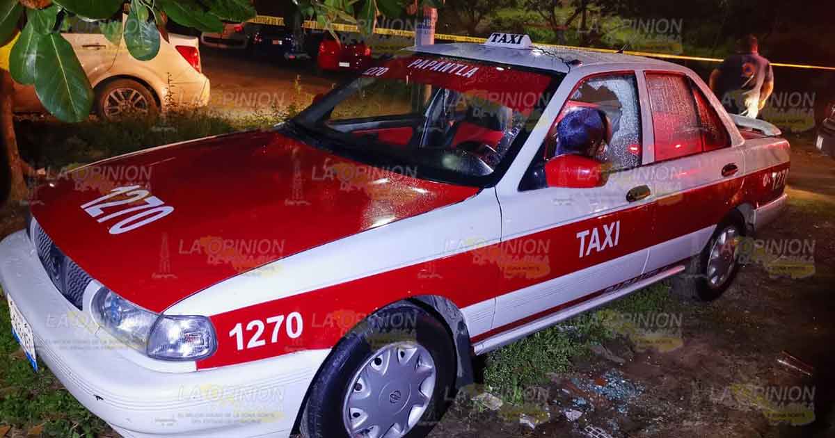 Otro taxista ejecutado en Papantla