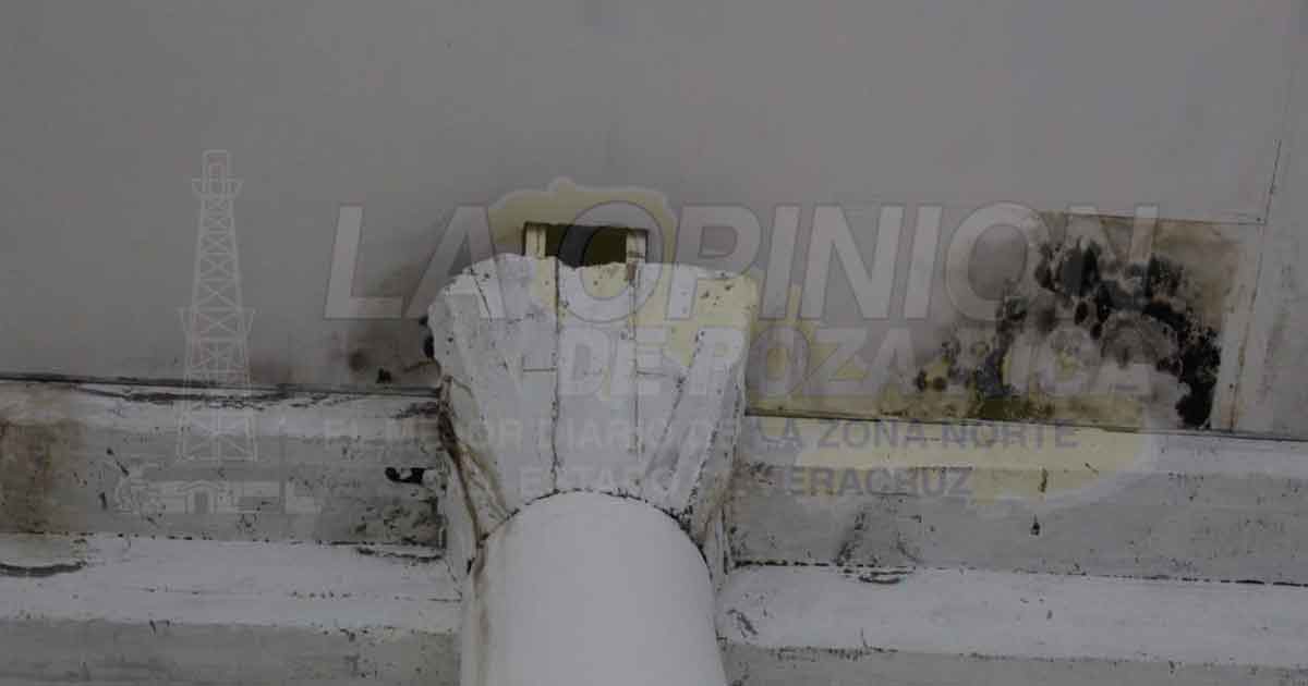 Edificio de la Sección 32 dañado