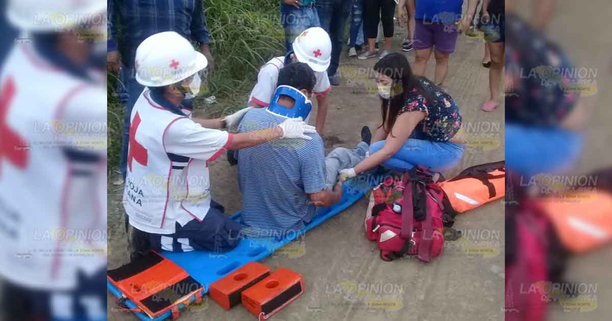Dos lesionados en fuerte choque