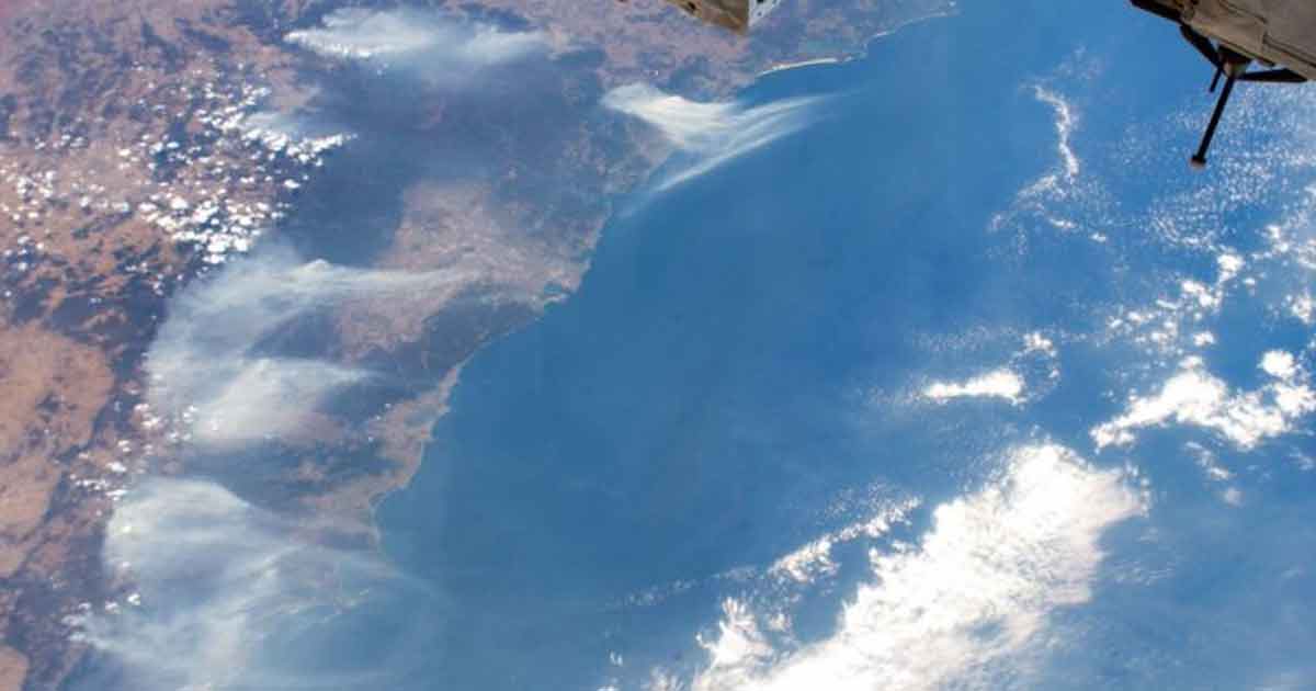 Humo de incendios forestales de Australia llega a Chile y Argentina