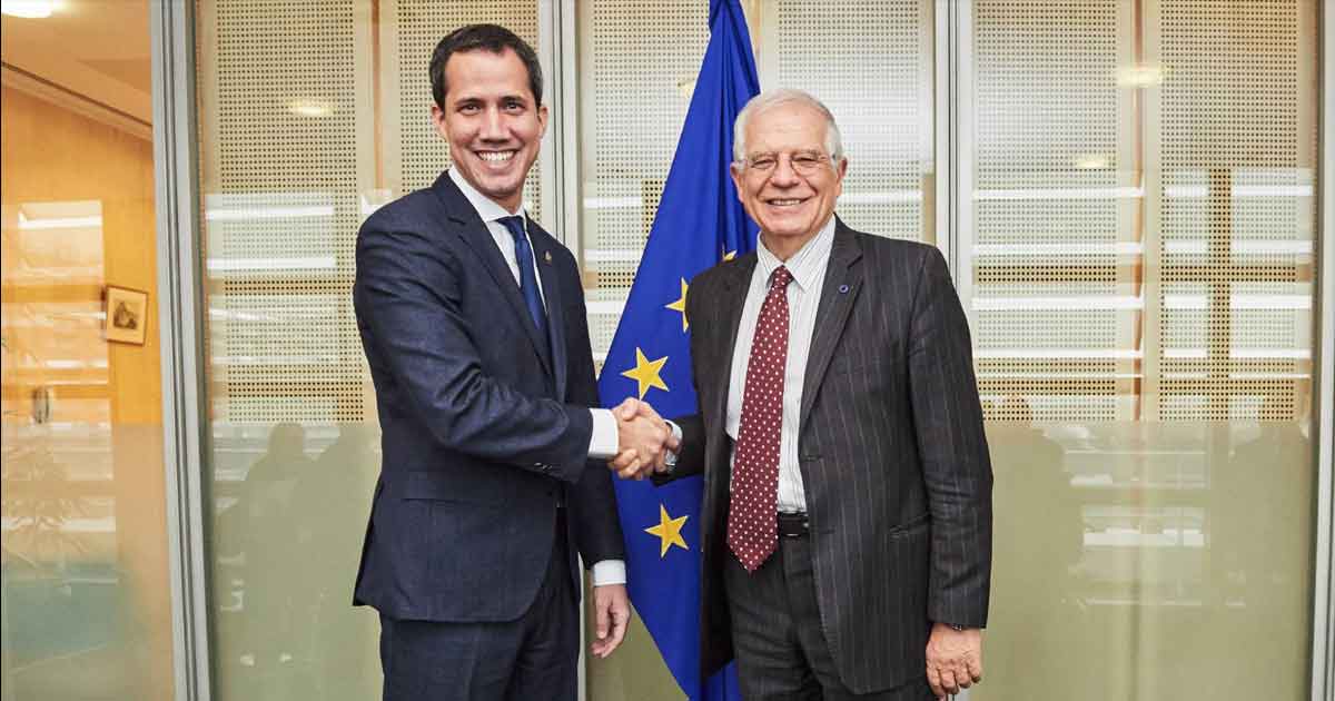 Guaidó pide a la UE seguir con las sanciones contra el régimen de Maduro