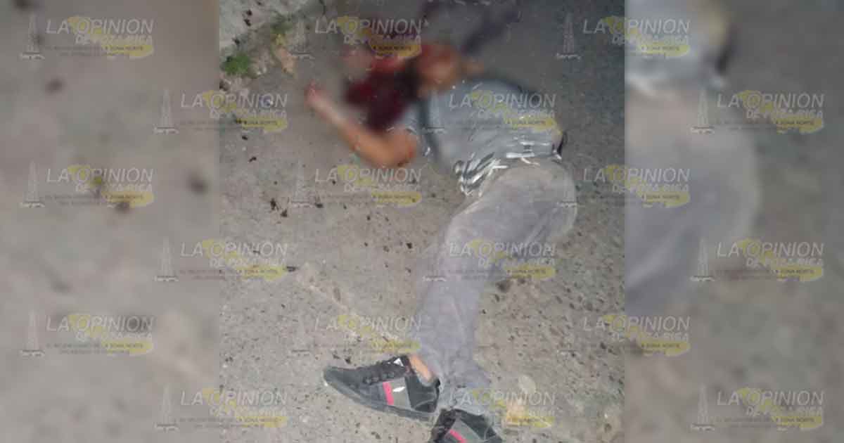 Le destrozan el rostro a balazos a albañil, en Papantla