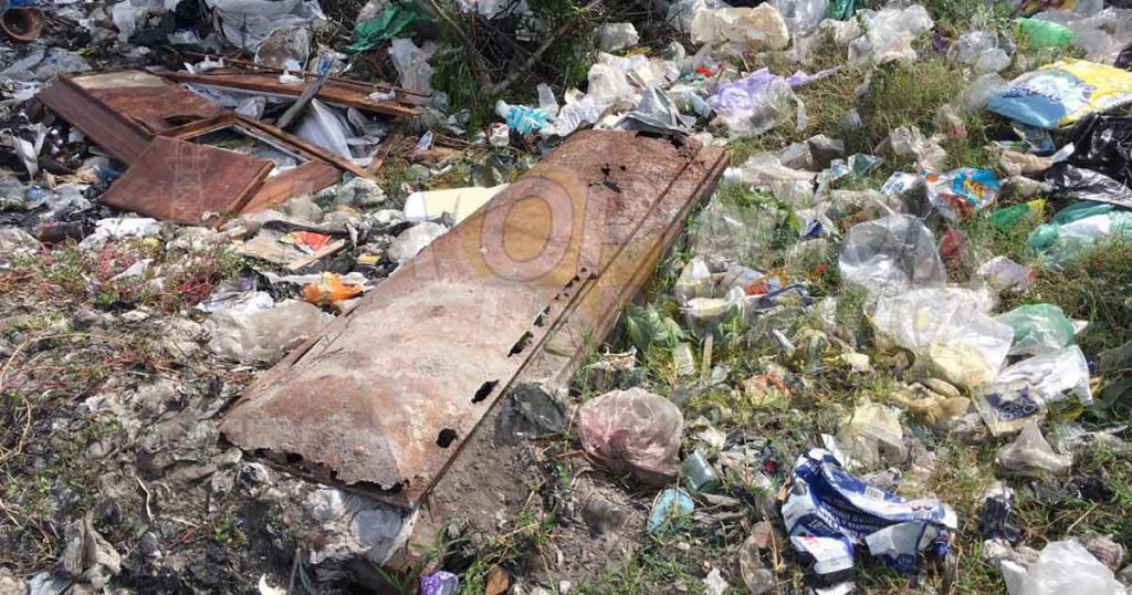 Ataúdes en basurero de Tamiahua