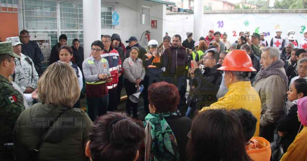 Evacuan jardín de niños en primer Mega Simulacro