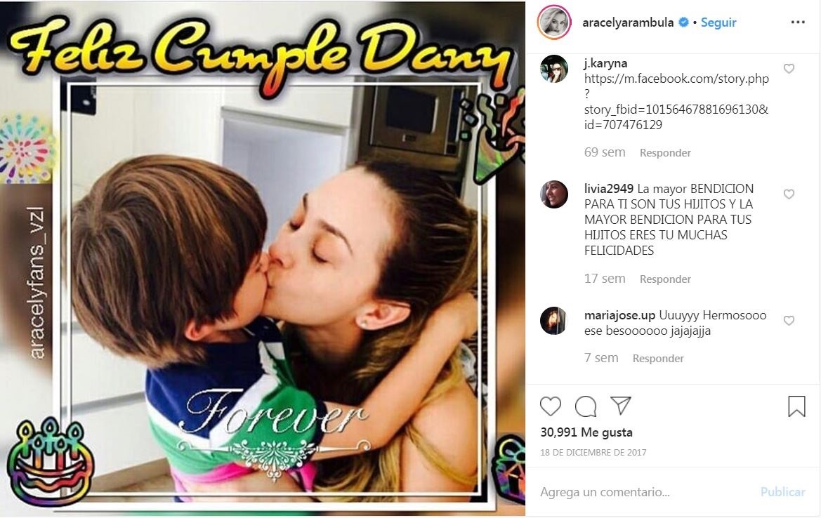 Luismi no felicitó a su hijo en su cumpleaños: Aracely Arámbula
