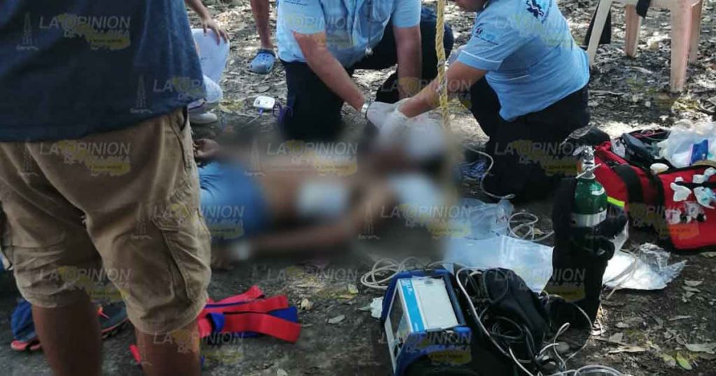 ¡Frustrado suicida está grave!