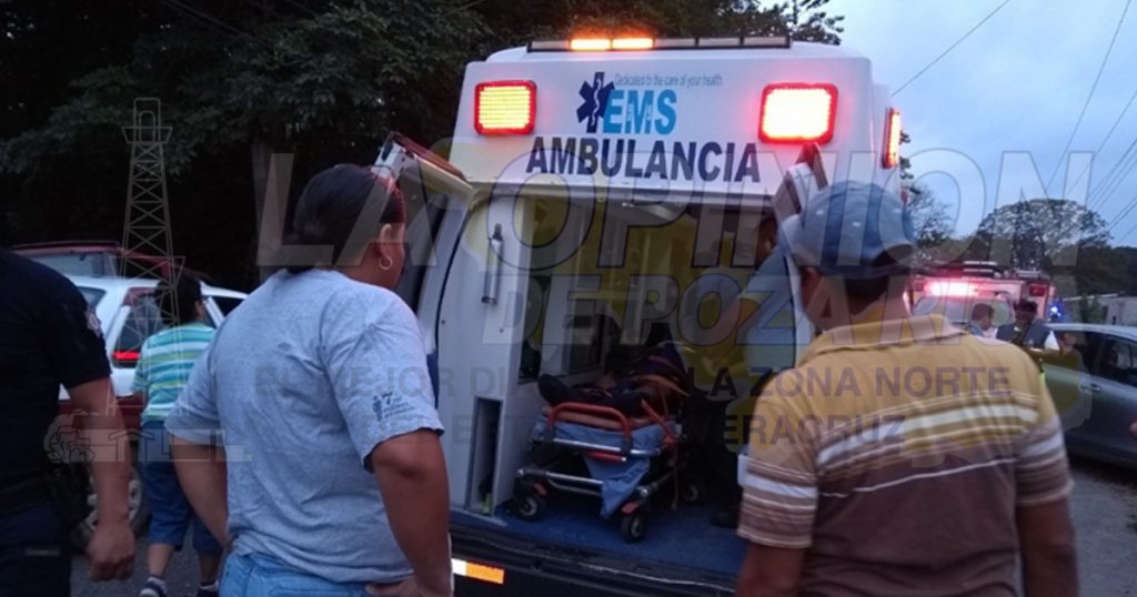 ¡Prensado en brutal encontronazo! en la estatal Álamo-Limonar