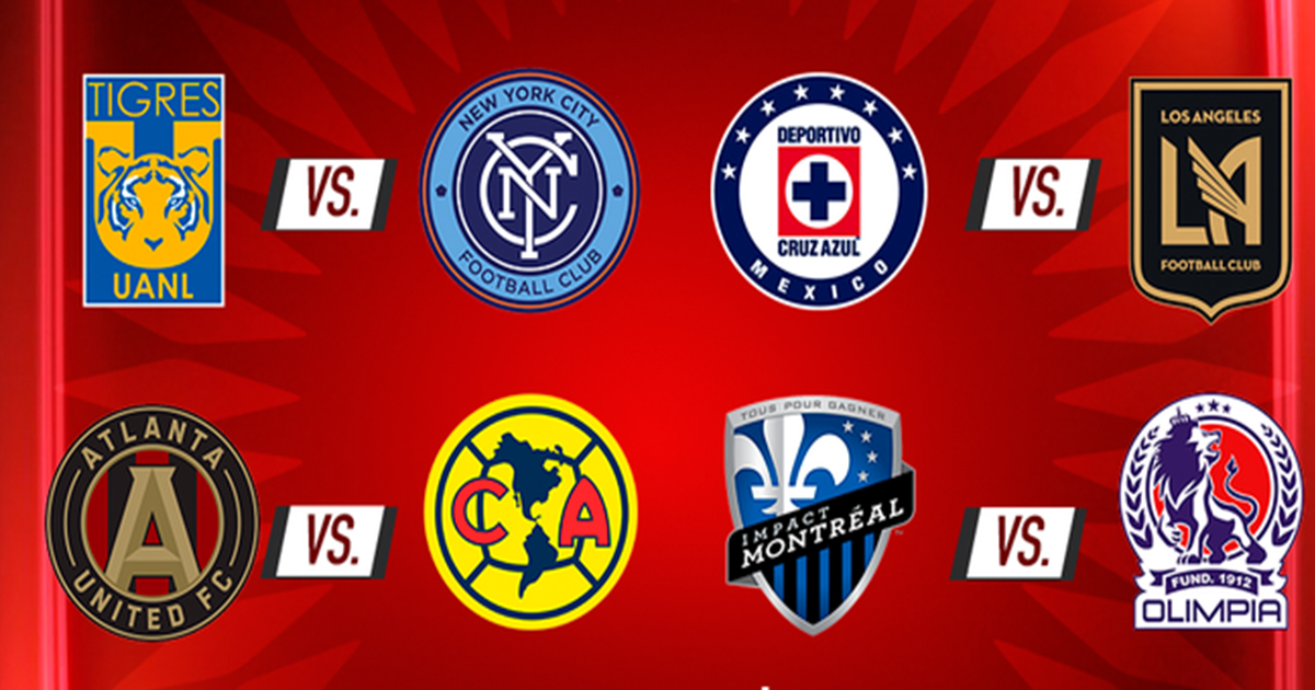 Quedan definidos los cuartos de final de la Concachampions 2020