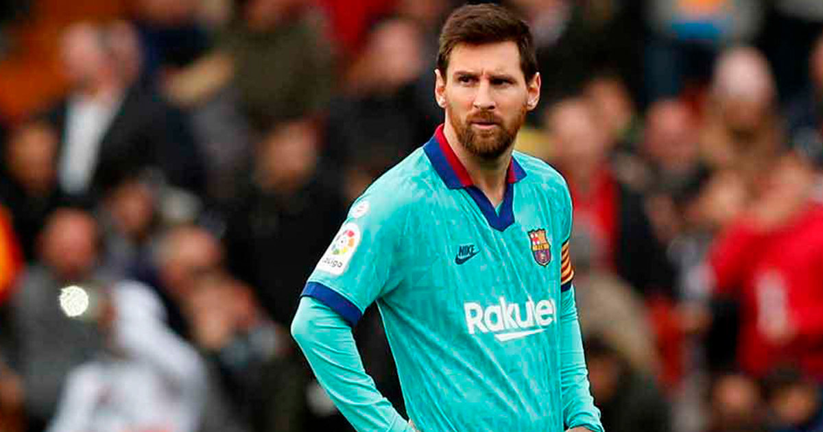 Messi comienza a hartarse de la situación del Barcelona