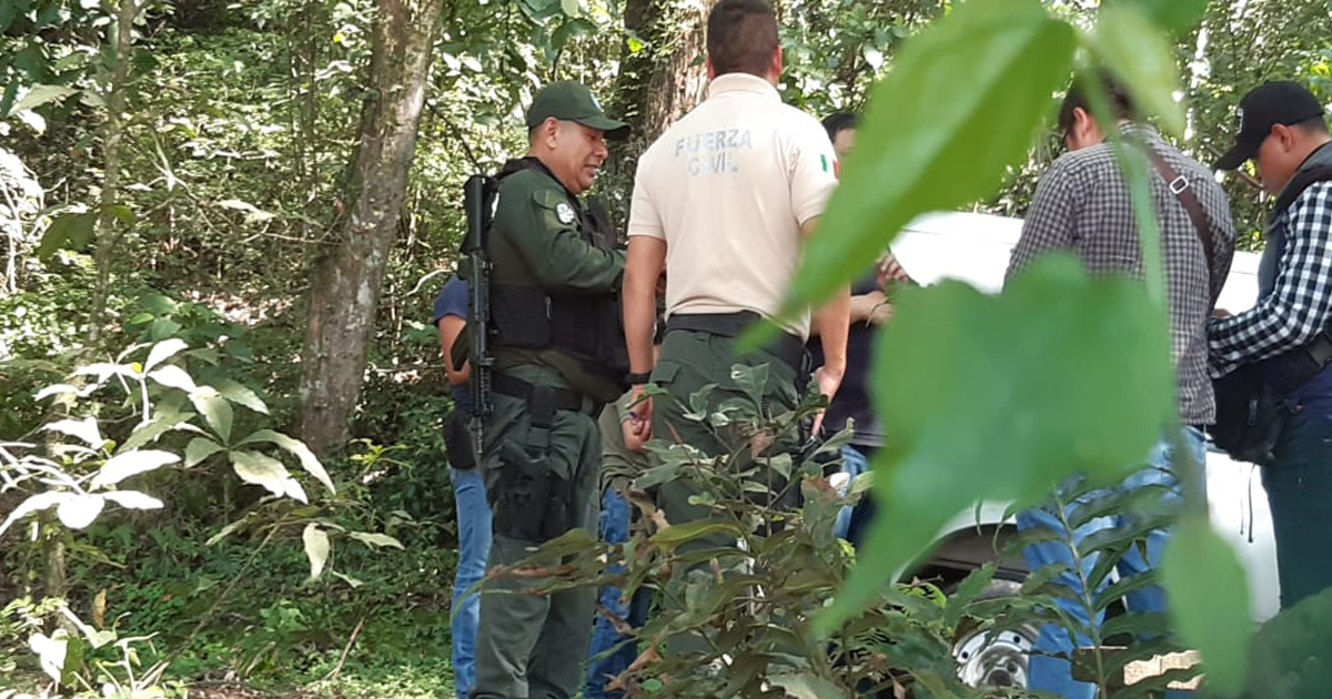 Aparece osamenta humana, colgando de un árbol