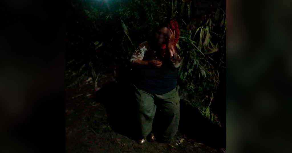 Violento vecino ataca a madre e hijo