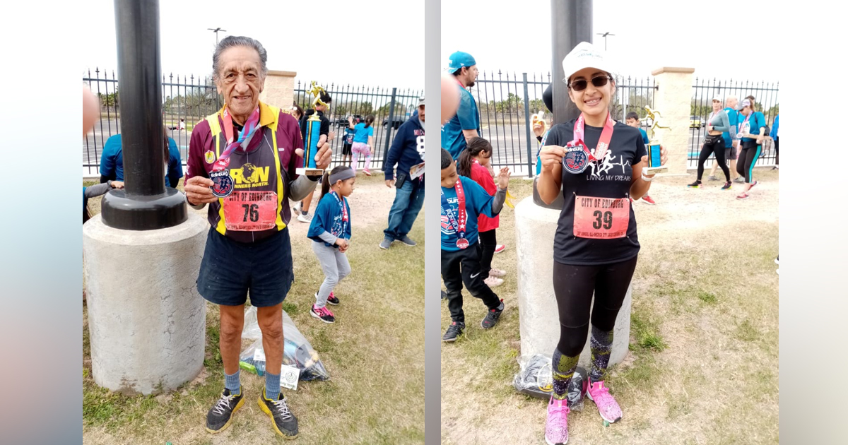 Ramiro Leos y Mareza Calderón, 1o y 3er lugar en Edimburg, Texas