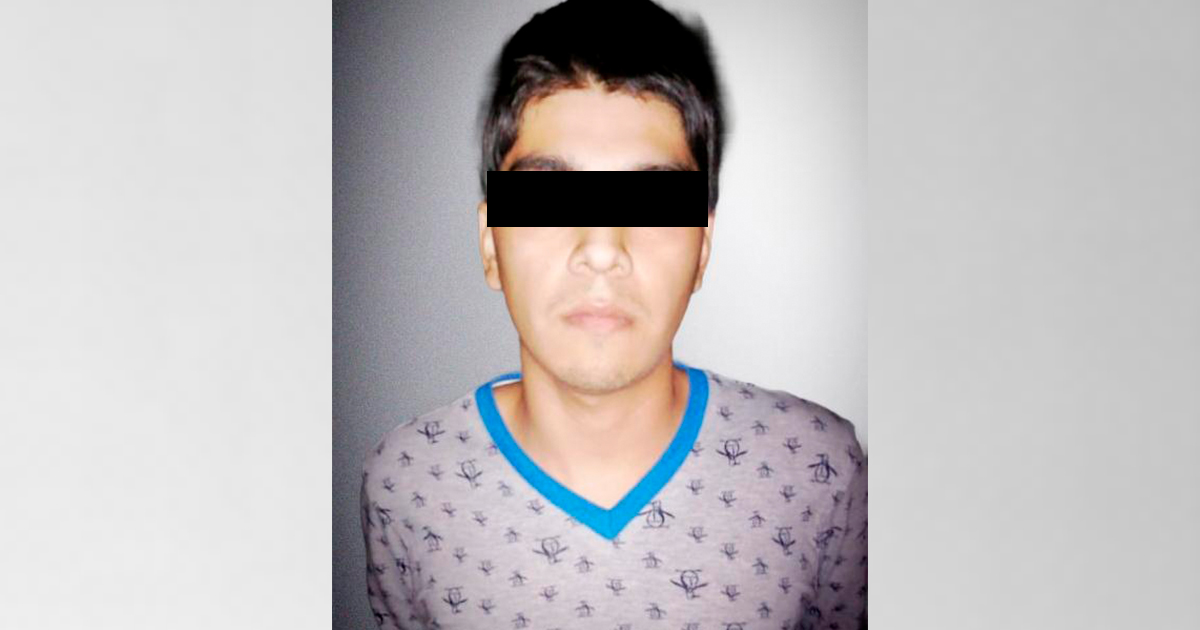 Detienen a un hombre que traía su churrito de marihuana