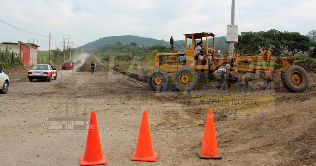 Por reiniciar actividades en el libramiento Bicentenario, en Coatzintla