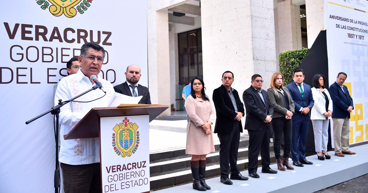 Conmemoran aniversario de la promulgación de las Constituciones de 1857 y 1917