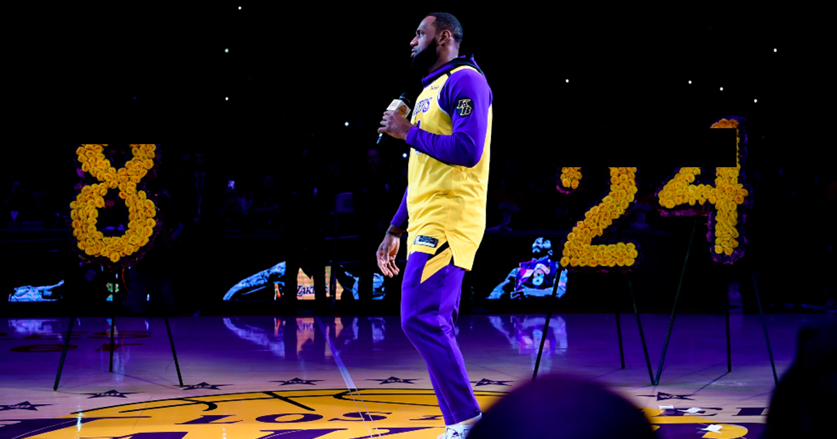 Los Lakers le lloran a Kobe Bryant en el Staples Center