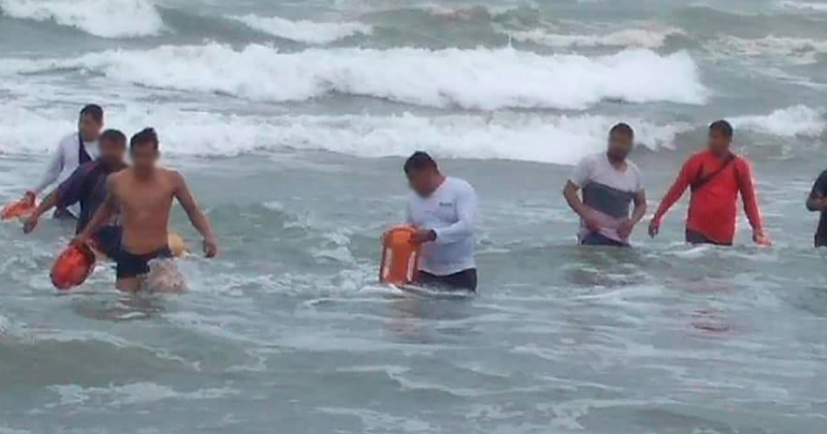 Chilango casi se ahoga en Playa de Tuxpan