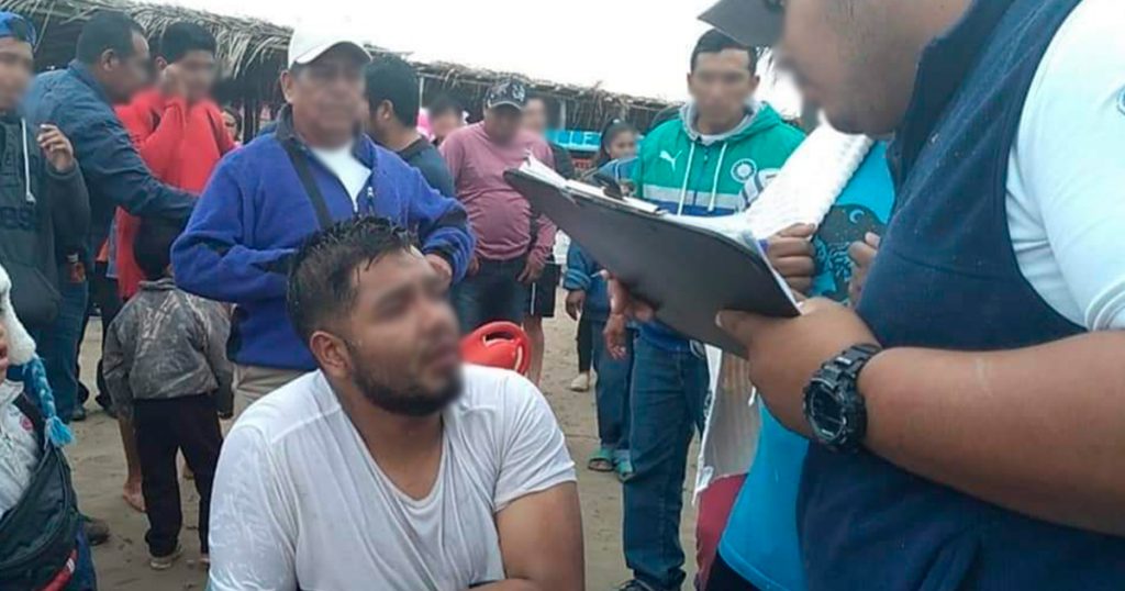 Chilango casi se ahoga en Playa de Tuxpan