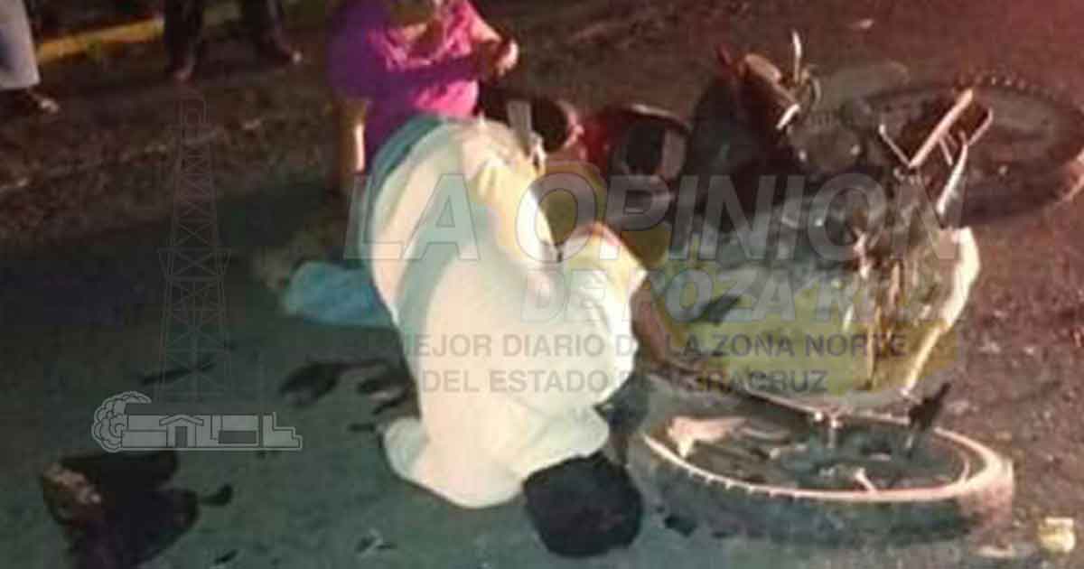 Aparatoso accidente de moto deja un muerto en Colipa