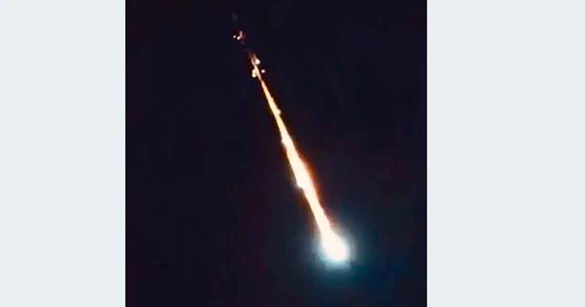 Captan impresionante meteorito en varios estados de México