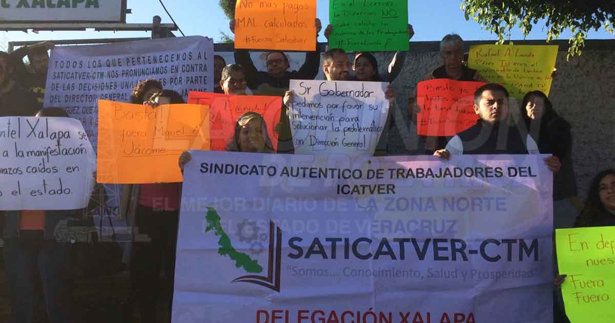 Trabajadores del ICATVER toman las instalaciones