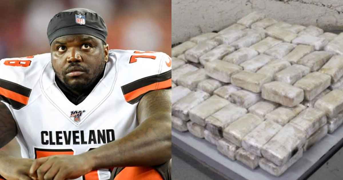 Jugador de Browns arrestado por poseer 71 kg de marihuana