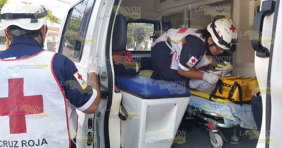 Fuerte encontronazo en la avenida uno de Poza Rica